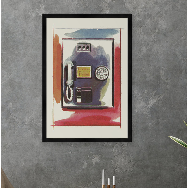 Red Phone Booth Print