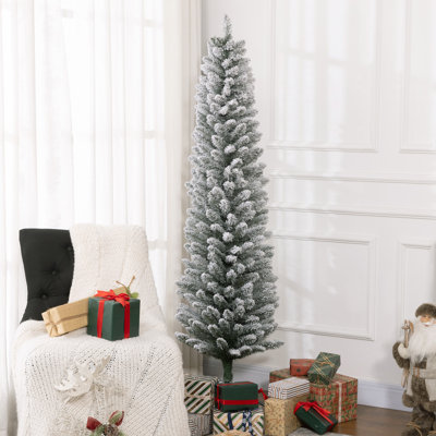 Arbre de Noël artificiel 6 pi avec 329 pointes enneigées