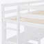 Lit mezzanine en bois avec tablette et plateau d'écriture-114351358