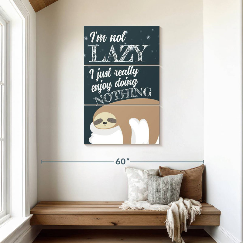 Tergel Funny Sloth, 45" H x 28" W