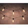 10-Count Cleveland Vintage Lighting Edison Light Bulb Socket Cord Set - 12ft Black Wire
