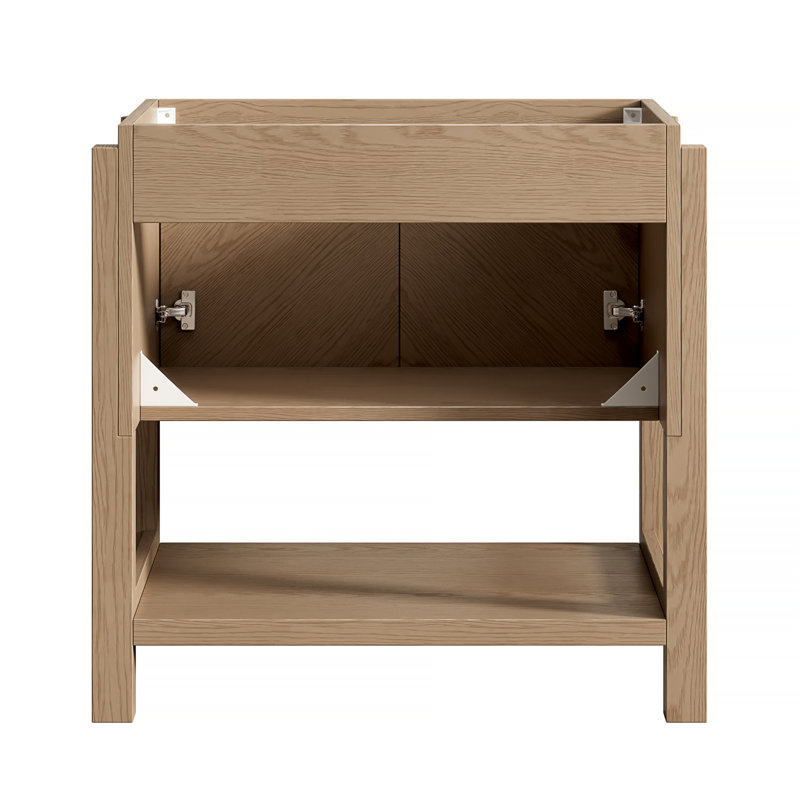 Meuble-lavabo de salle de bain avec lavabo vasque et armoire de rangement