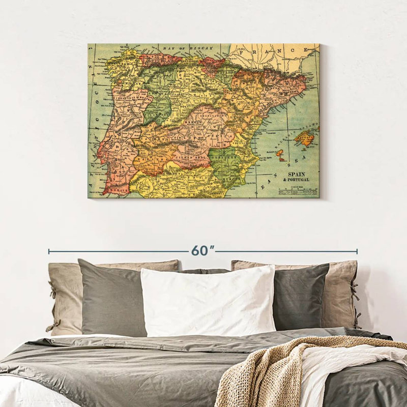 Espagne et Portugal Alwilda, H 30 po x l 45 po
