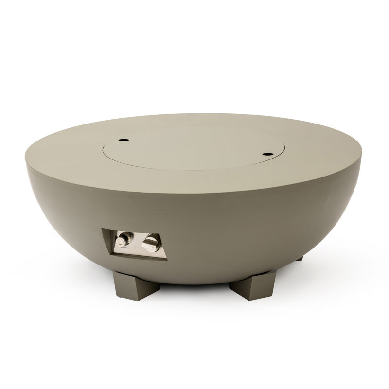 36_Inch Round Iron Fire Pit Table