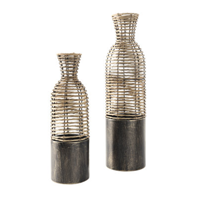 Vase de table en métal