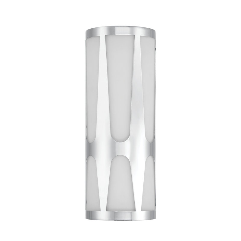 Eriika 2 Light Polished Chrome Sconce