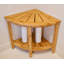 Mitch 22.25'' W Bamboo Corner Shower Bench-1538845563