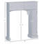 Armoire de rangement au-dessus de la toilette avec tablettes réglables, support de toilette