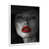 Cadre photo blanc simple, bois massif