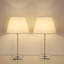 Ensemble de lampes de table transparentes 18,1 "Akiylah