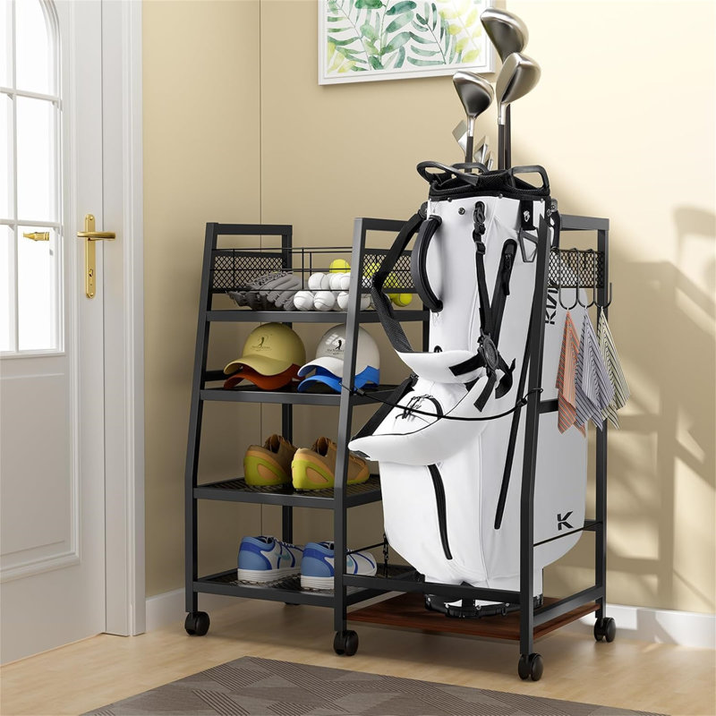 Metal Freestanding Multi-Use Sports Rack