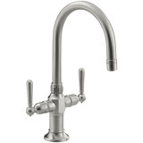 Hirise Double Handle Kitchen Faucet with Lever Handles