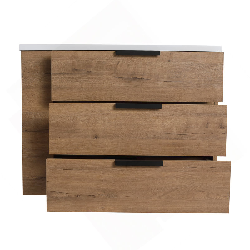 Meuble-lavabo de 30 po avec comptoir (G-CVB01430LIMO-GRB3020MOWH)