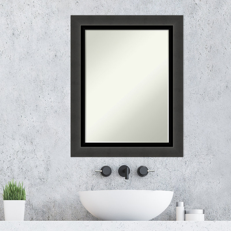 Petit miroir mural biseauté Tuxedo
