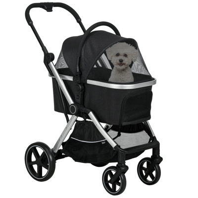 Foldable Pet Stroller -  Pawhut, D00-191V00BK