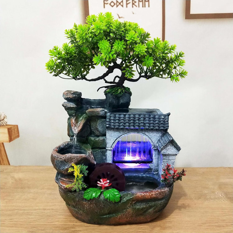 Indoor Cascade Fountain with Lights