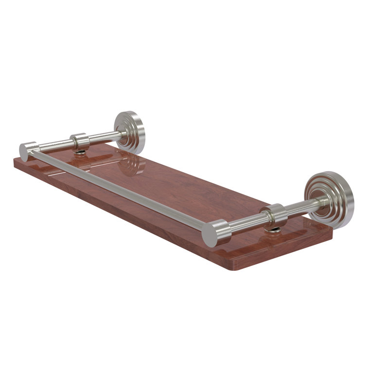 Beresford Bracket Shelf, Satin Nickel, 3" H x 16" W x 5" D