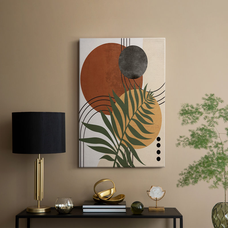 Contemporary Palm I - galerie sur mesure, H 27 po x l 18 po
