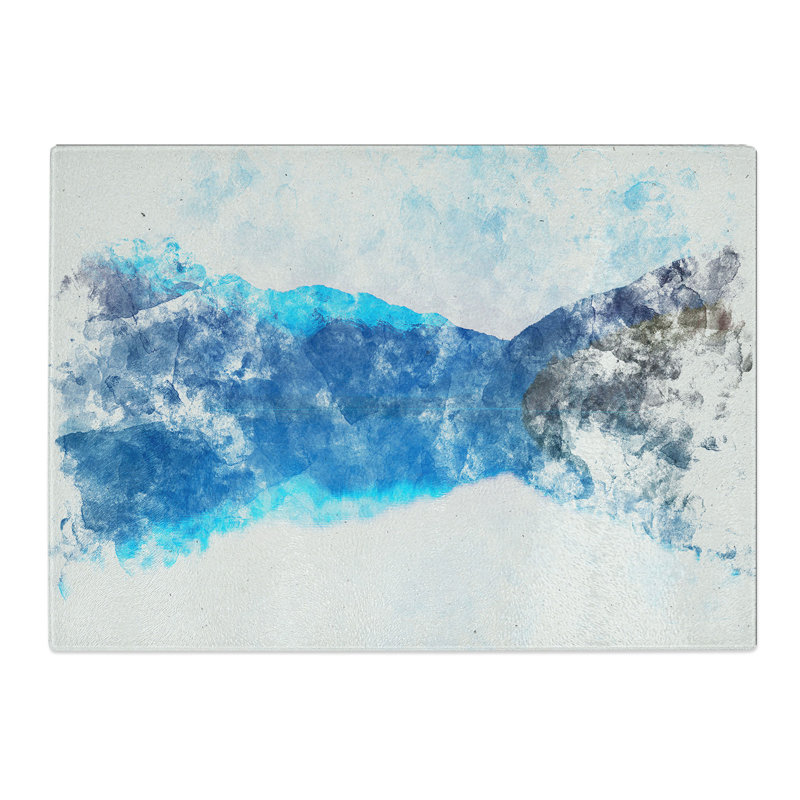 Tempered Glass Lake in Haines Alaska Chopping Board, 20 cm x 28.5 cm