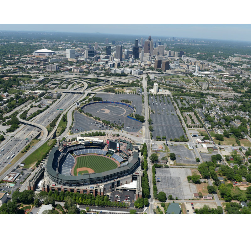 Turner Field, 14" H x 18" W