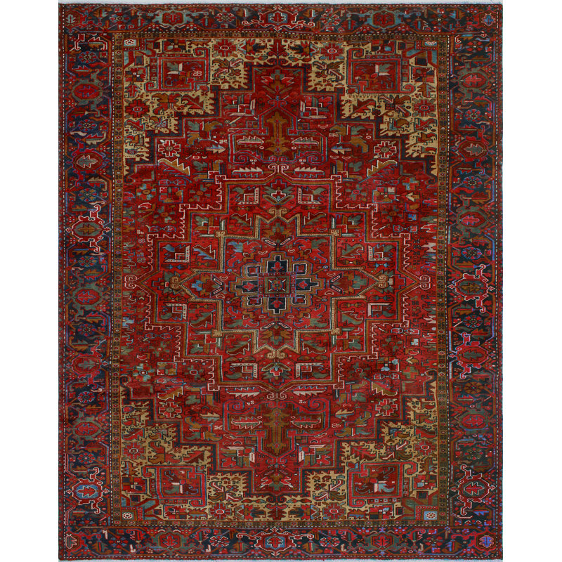 Khylar Heriz Birk Red Rug