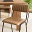Alphon 49cm H Upholstered Side Chair in Brown