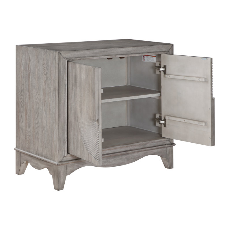 Armoire transitionnelle grise Brimlow