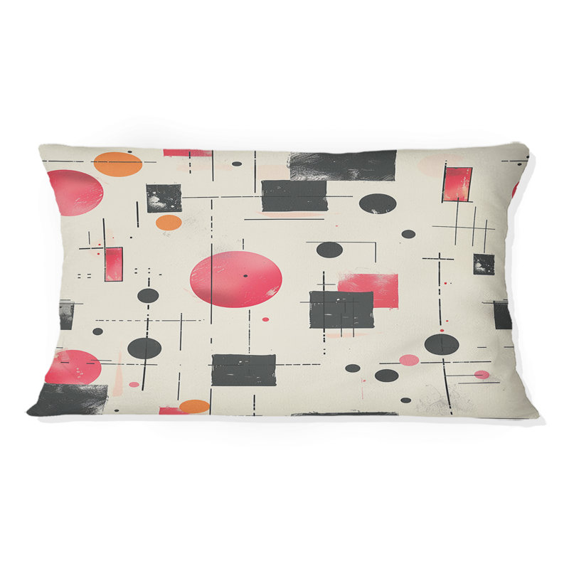 Geometric Shapes III - Coussin lombaire géométrique