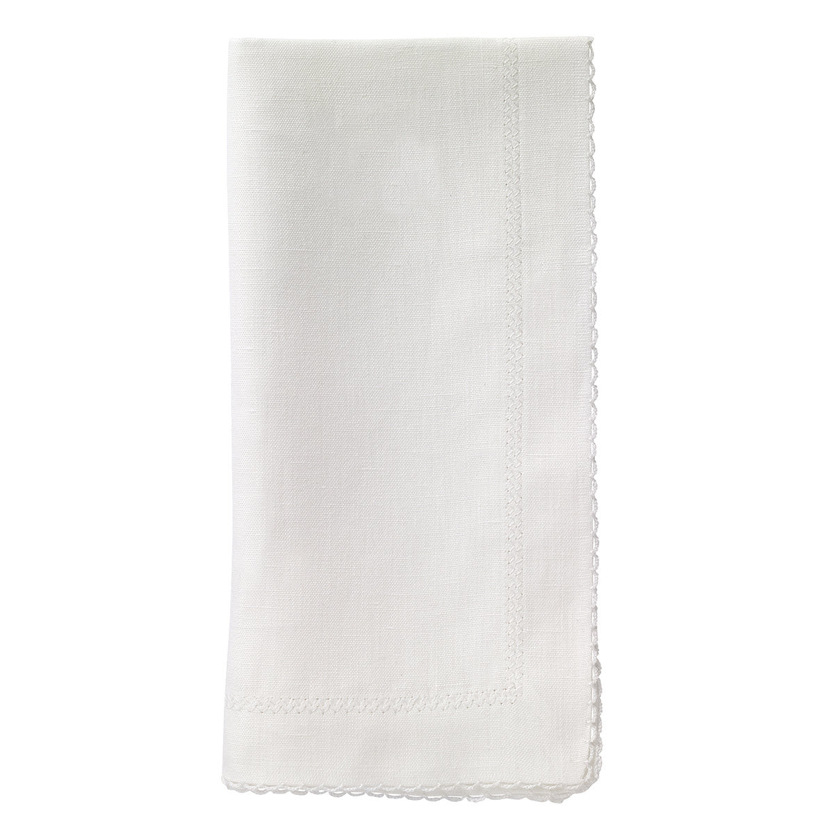 Bodrum Linens Picot Linen Chevron Square Napkin | Perigold