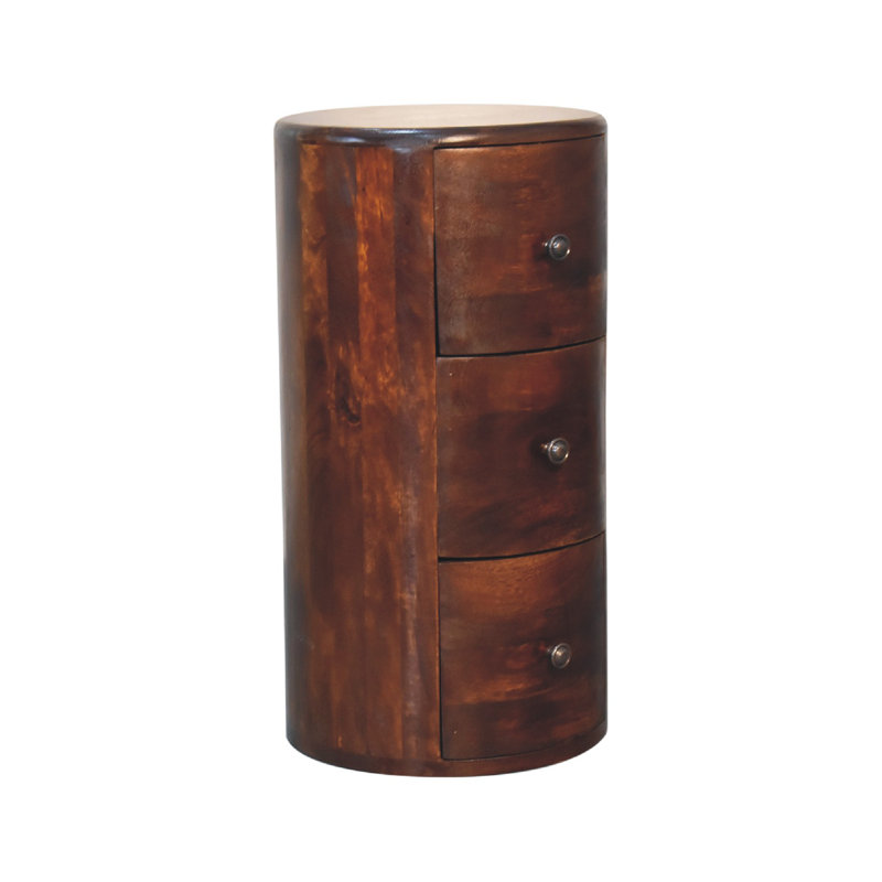 Armel Solid Wood 3 - Drawer Standard Accent Chest