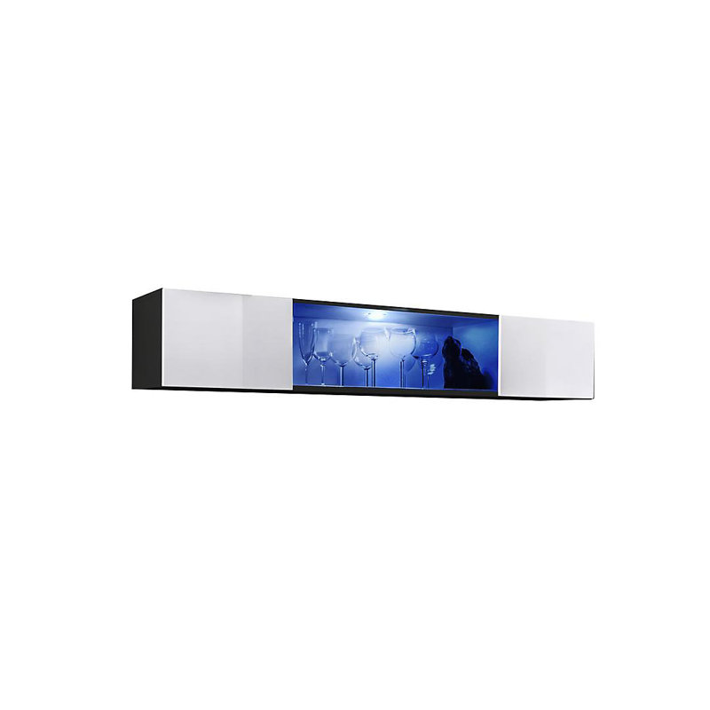 Unfinished Floating Shelf with Fireplace Included