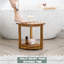 Banc de douche en bois massif l 17,9 po Alandis-974377654
