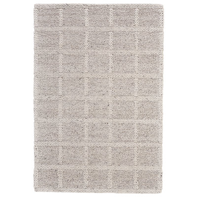 Orion Geometric Hand Hooked Wool Ivory Area Rug