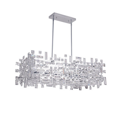 Lustree en cristal 9 lumières Hilliard