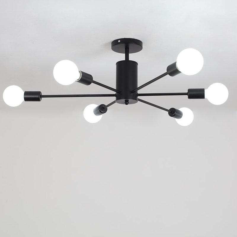8 - Light Matte Black Pendant