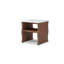 Table de bout moderne avec tablette de rangement 17,72 po Whisper Of Waves-147435662