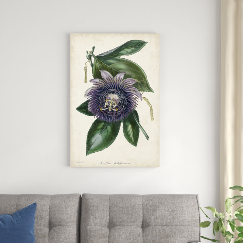 Prune fleur de la passion, H 36 po x l 24 po x P 1,25 po