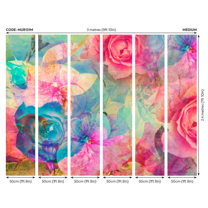 Fulda Wall Mural, 240cm L x 300cm W
