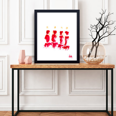 Classic Elegance Red Tulle by Chauncey Jacks - Framed Artwork