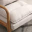 Fauteuil rembourré avec coussin lombaire Eimantas-98593155