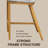 Mauzon Upholstered Counter Stool with Metal Frame