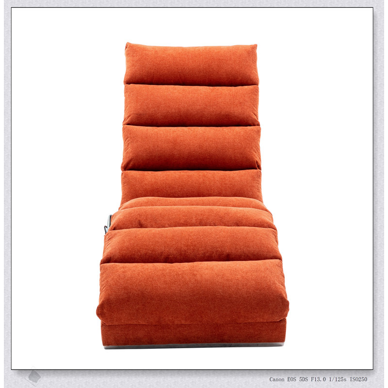 Chaise longue de massage en lin avec télécommande, 5 modes, conception ergonomique pour une détente ultime à la maison ou au bureau