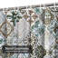 Rideau de douche avec 12 crochets Ornaments-1758174422