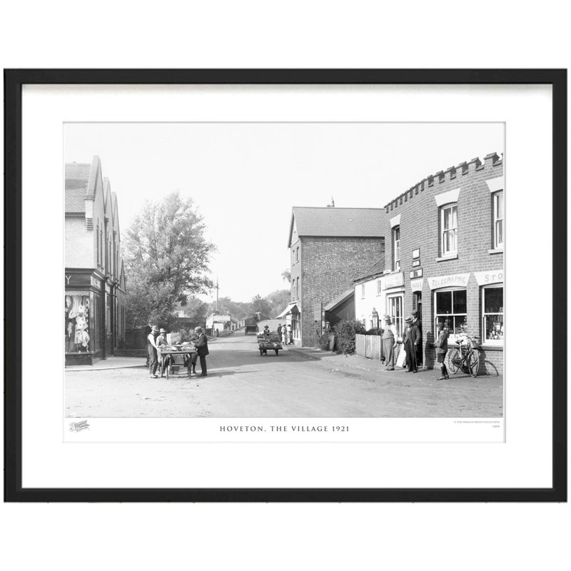 Hoveton, The Village 1921 by Francis Frith - Single Picture Frame Print, 45cm H x 60cm W x 2.3cm D