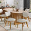 Chaises de salle à manger Laksh avec pieds en bois-522266097