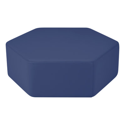 Pro Series Upholstered Hexagon Ottoman 12" Height