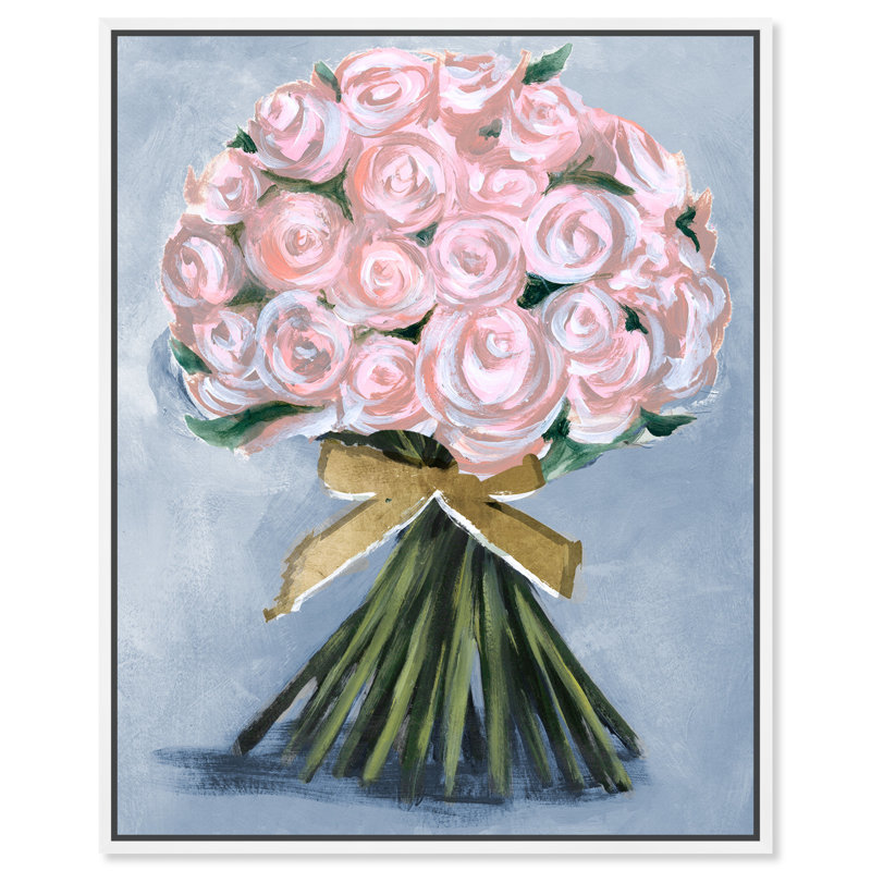 «Floral and Botanical Wonderful Spring Bouquet Florals», reproduction d'art sur toile, H 15 po x l 10 po x P 1,5 po