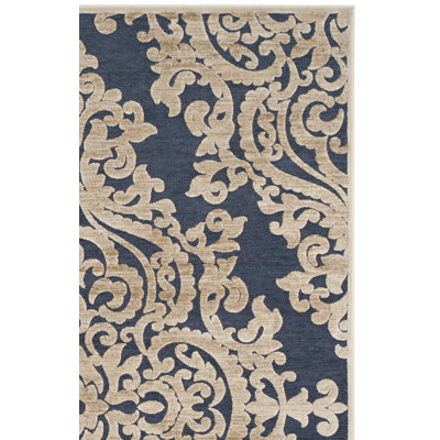 Tapis pierre / bleu marine Mitchum