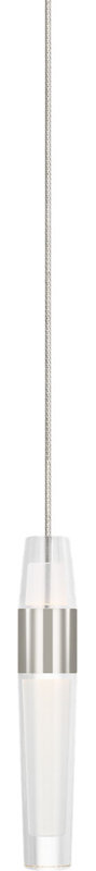 Lassell Mini Pendant, Polished Nickel