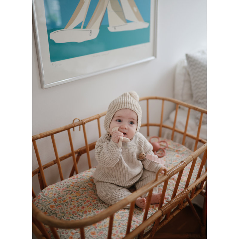 Extra Soft Muslin Crib Sheet, Falling Stars